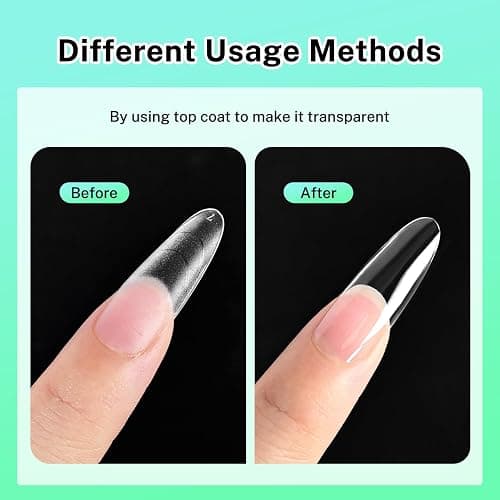JODSONE Oval Fake Press on Nails Pre-shape Round Gel for Full Cover Acrylic Round Oval Full Nail Tips 12 Sizes 360Pcs for DIY at Home thumbnail 3
