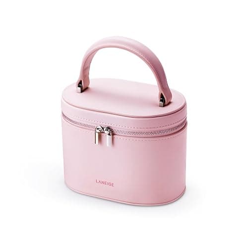 LANEIGE Vanity Case: Pink Cosmetic Bag for Travel-Friendly Makeup Storage - Image 1