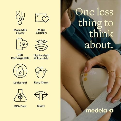 Medela Motion InBra Wearable Electric Breast Pump | Fully In-Bra, Hands-Free, Comfort Fit, BPA-Free, 5 oz Cups, USB Rechargeable, Quiet and Discreet thumbnail 3