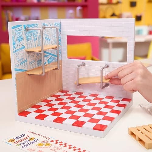 MGA's Miniverse Make It Mini Spaces Pizza Shop - Inklusive 1 Packung, BAU-Set, DIY, Bastelei, Für Sammler & Kinder ab 8 Jahren, Nicht ESSBAR thumbnail 5