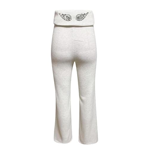Angel Wings Hoodie Sweatsuit for Women 2 Piece Sparkly Sequin Wing Hoodie and Wide Leg Pants Set Trendy Casual Tracksuits thumbnail 5