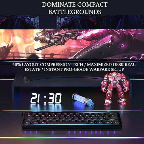 MADLIONS Keyboard Gaming Wired MAD 68 HE, Mechanical Keyboard with Adjustable Actuation, 8000 Hz Polling Rate, Rapid Trigger for Esports/PC Gaming (MAD68HE-RGB-White) thumbnail 2