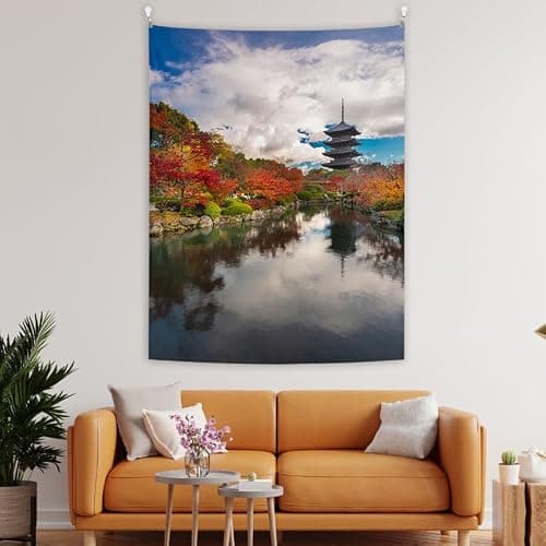 KHYOPQJ Custom Tapestry Upload Images/Text Customized Tapestry Wall Hanging Backdrop for Bedroom Customize Personalized Tapestry Backdrop 60x90 inch Vertical, White - 60L" x 90W" - White thumbnail 3