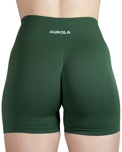 AUROLA Dream Tie Dye Workout Shorts for Women Seamless Scrunch Soft Active Shorts thumbnail 4