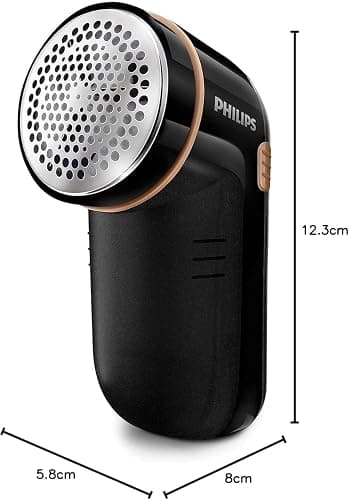Philips Fabric Shaver – Fast Pill Removal, 8800 RPM, Large Blade Surface, 3 Mesh Hole Sizes, Safe on All Fabrics, Easy Clean Container, 2 AA Batteries, Compact Design (GC026/80) thumbnail 3