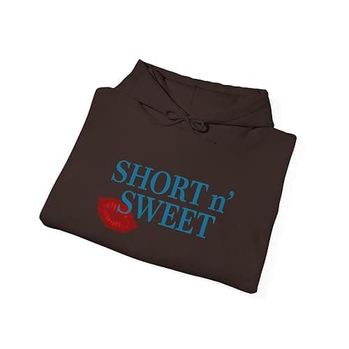 Sweet & Cozy Hooded Sweatshirt Short N Sweet inspired- Perfect for Casual Days, Cozy Layering, Unisex Style thumbnail 4