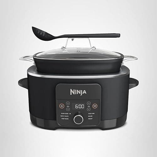 Ninja® 12-in-1 PossibleCooker™ PLUS | 8.5-qt - Sous Vide & Proof Multi-Cooker | Slow Cooker, Dutch Oven & More | Glass Lid & Integrated Spoon | Nonstick | Oven Safe Pot to 500°F | Black | MC1010 thumbnail 13