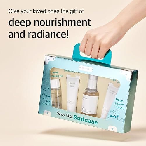 mixsoon Glass Skin Suit Case Set-5-Step Skincare Kit - Hydrating and Radiance-Cleansing Oil, Foam, Essence, Cream 105ml / 3.55 fl.oz. Korean Glass Skin Care thumbnail 5