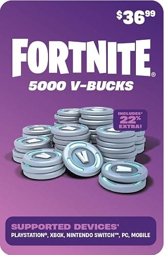 FORTNITE Digital V-Bucks 5000 - PlayStation/Xbox/Nintendo Switch/PC/Mobile [Digital Code] - Image 1