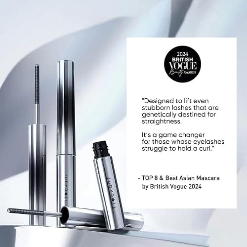 JUDYDOLL 3D Curling Eyelash Iron Mascara -Waterproof, Contains Fibers for Lengthening, Ultra Fine Tip to Apply without Clump, Smudge-Proof, Iron Wand Tubing Mascara(6°Precision Design#01Black, 0.07oz) thumbnail 9