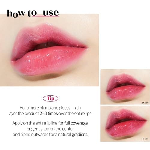 ETUDE Dear Darling Oil Tint #4 Sweet Apple 4.2g | High Moisturizing and Strong Hydrating Lip Oil/Lip Gloss | Smooth and Moist Lips | Non-Sticky Lip Oil Tint For Dry Lips | K-beauty thumbnail 8