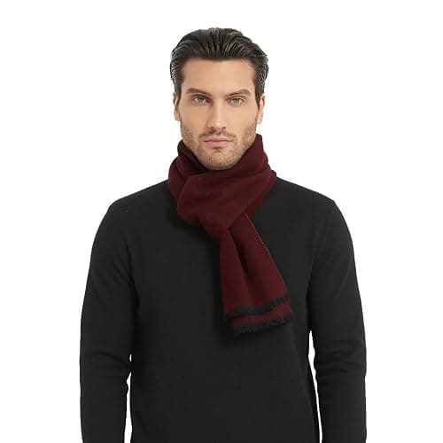 CUDDLE DREAMS Men's Silk Scarves for Winter, 100% Mulberry Silk Brushed, Luxuriously Soft & Warm, Decent Box Packed thumbnail 9