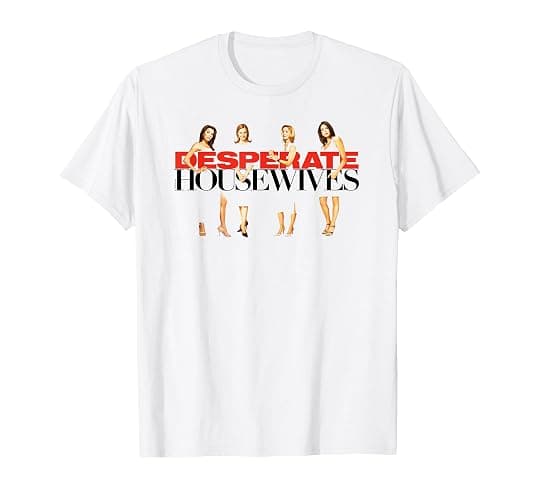 Desperate Housewives Logo Ladies T-Shirt - Women's Plus - White - 6X - Image 1