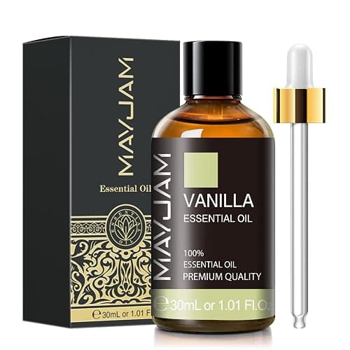 Vanilla Essential Oil 30ml/1.01fl.oz, MAYJAM Premium Vanilla Oils for Aromatherapy, Diffuser, Soap Making, Candle Making, Long Lasting Scents thumbnail 2