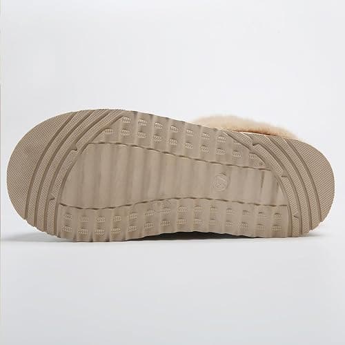 Gezolligheid Women's Faux Fur Mid Calf Snow Boots - Round Toe Suede Warm Fur Lined Platform Flat Comfort Outdoor Winter Fashion Boots thumbnail 5