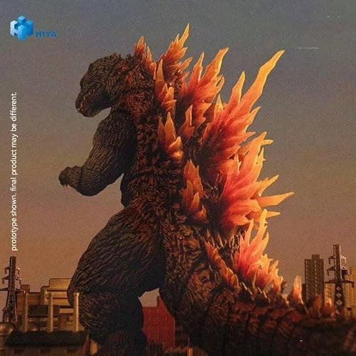 LEBOO Hiya Toys Godzila (2000): Millennium Radiant Heating Ray Godzila Exquisite Basic 7inch Action Figure EBG0398 Age 15+ thumbnail 5
