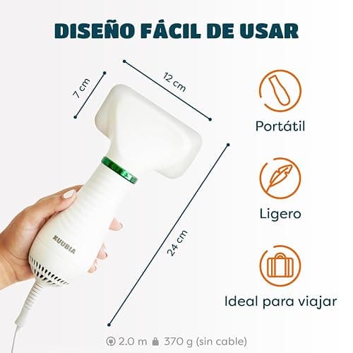 Secador de Pelo para Mascotas | Secador de Pelo Portátil y Silencioso 2 en 1 con un Cepillo Práctico | Temperatura Ajustable | para Perros y Gatos Pequeños y Medianos thumbnail 7