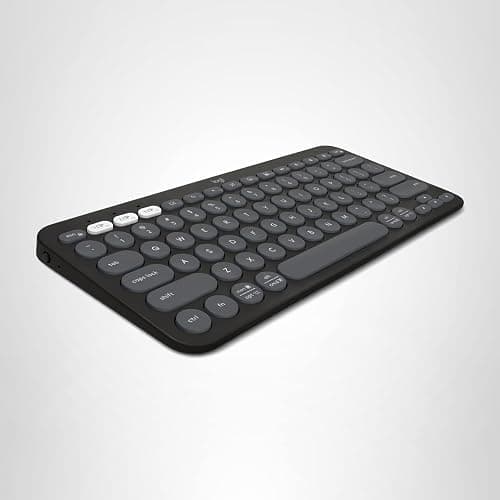Logitech Pebble Keys 2 K380s, Multi-Device Bluetooth Wireless Keyboard with Customizable Shortcuts, Slim and Portable, Easy-Switch for Windows, macOS, iPadOS, Android, Chrome OS - Tonal Graphite thumbnail 12