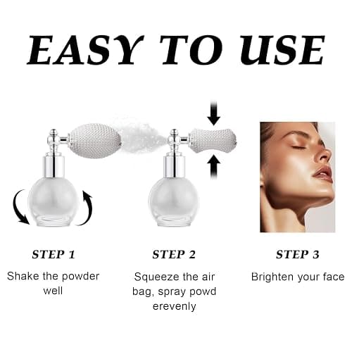 Hair and Body Glitter Spray, Holographic Glitter Highlighter Powder, Face Body Clothes Shiny Glitter, Loose Shimmer Hairspray Festival Rave Prom Accessories (Silver) thumbnail 9