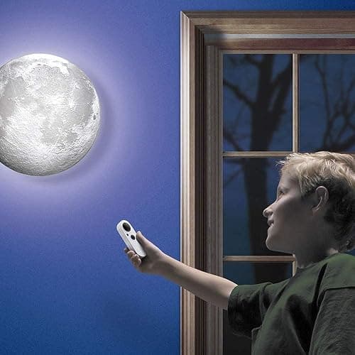 Uncle Milton Moon in My Room - 12 Light-Up Lunar Phases, Remote Control or Automatic, STEM Toy, Great Gift for Boys & Girls Ages 6+ thumbnail 5