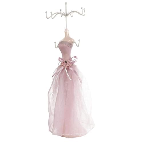 ZJchao Jewelry Display Stand, Model Dress High-Heeled Shoes Earring Necklace Ring Jewelry Holder Rack Bracelet Organizer Decor Tower Women(Large) thumbnail 8