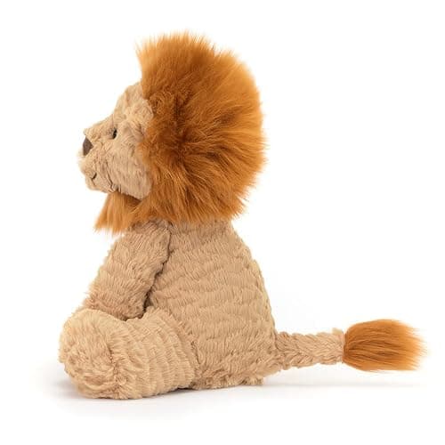 Jellycat Fuddlewuddle Lion Stuffed Animal, Medium 9 inches - Big Cat Plush Toy - Classic Children's Gift thumbnail 3