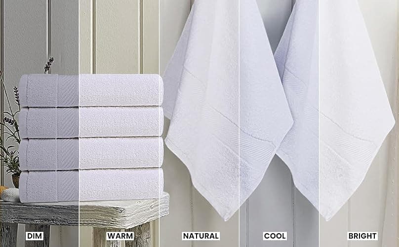 Utopia Towels 6 Pack Bath Towel Set (27 x 54 Inches), 500 GSM 100% Ring Spun Cotton Medium Lightweight and Highly Absorbent Quick Drying, Premium Towels for Hotel, Spa and Bathroom (White) thumbnail 8