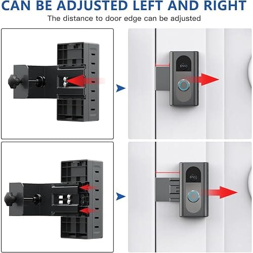 KIMILAR Anti-Theft Video Doorbell Mount Compatible with Most Wireless Video Doorbell, Adjustable Mounting Bracket Accessories for Houses, Apartments, Businesses thumbnail 5