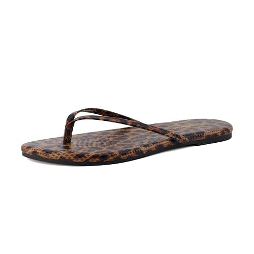 CUSHIONAIRE Cruise Lightweight Womens Flip Flops, Comfortable Beach Sandals for Women with Cushioned Footbed & Flexible Slip On Design thumbnail 9