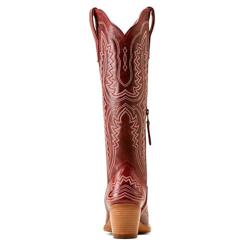 Ariat Womens Casanova Embroidered Snip Toe Zippered Casual Boots Knee High Mid Heel 2-3" - Blue thumbnail 2
