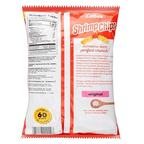 Calbee Shrimp Flavored Chips 4 ounces Bag (2 Pack) thumbnail 2