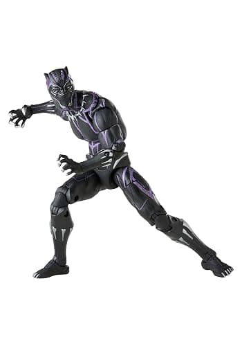 Marvel Hasbro Legends Series Legacy, 6" Black Panther Collectible Figure and 3 Accessories thumbnail 5