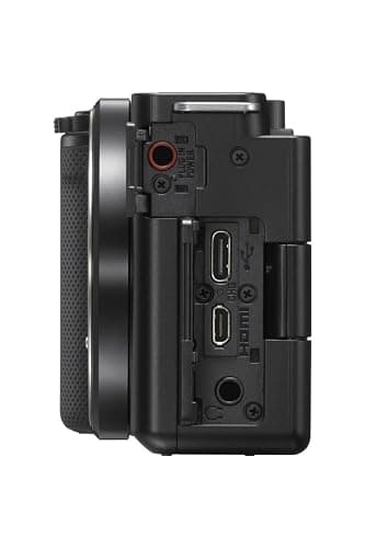 Sony Alpha ZV-E10 | Caméra Vlog à objectif interchangeable sans miroir APS-C (écran pivotant pour le vlogging, vidéo 4K, mise au point automatique des yeux en temps réel) Noir thumbnail 5