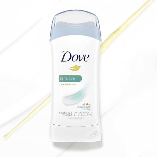 Dove Invisible Solid Antiperspirant Deodorant Stick for Women, 6 Count, Sensitive, for All Day Underarm Sweat & Odor Protection 2.6 oz thumbnail 4
