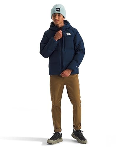 THE NORTH FACE Boys' North Down Hooded Jacket | 600 Fill Recycled Waterfowl Down Insulated, Water Repellent, Zip Pockets thumbnail 5