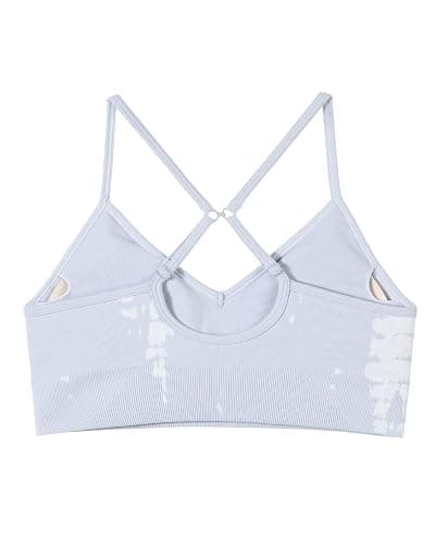 AUROLA Serpent Seamless Sports Bras for Women,Backless Padded Strappy Workout Gym Yoga Crop Tops thumbnail 2