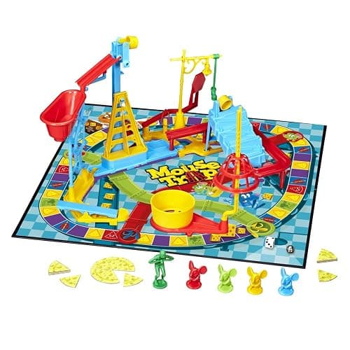 Hasbro Gaming Mouse Trap Board Game for Kids Ages 6 and Up, Classic Kids Game for 2-4 Players with Easier Set-Up than Previous Versions, Multicolor, One Size thumbnail 3