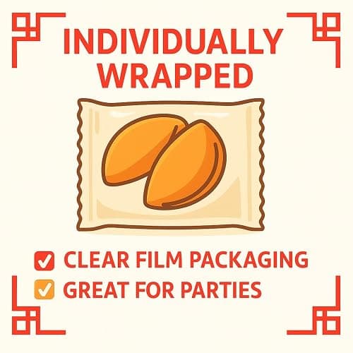 Sky | Fortune Cookies 100Pk | Premium USA Baked, Bulk Fortune Cookies Individually Wrapped thumbnail 7