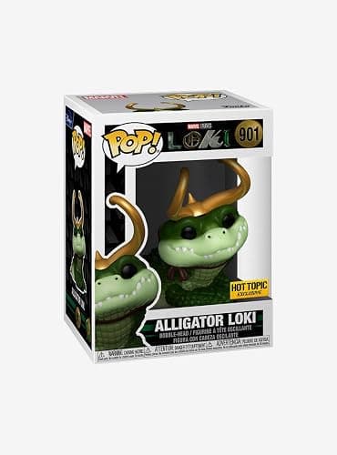 Funko Marvel Loki Pop! Alligator Loki Vinyl Bobble-Head Hot Topic Exclusive Multi None thumbnail 2