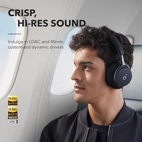 Soundcore Space One, Adaptive Active Noise Cancelling Headphones thumbnail 4