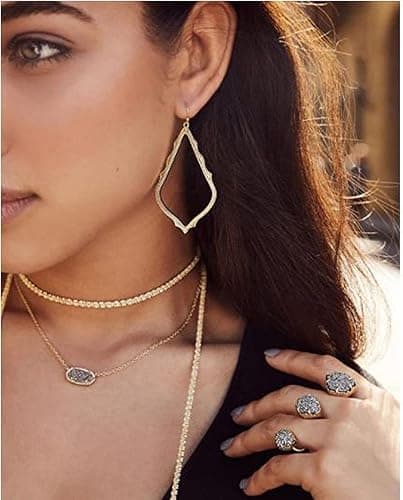 Kendra Scott Elisa Pendant Necklace for Women, Fashion Jewelry, 14k Gold-Plated thumbnail 3