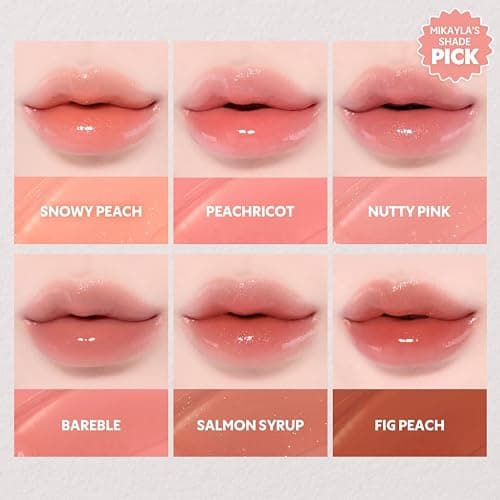 TIRTIR [*Mini Size Waterism Tinted Lip Gloss #06 Honey Nut, 0.06 Fl Oz – Kiss Ready Lipgloss, 12H Long Lasting Non Sticky Natural Tinted Glow Korean Multiuse Cheek and Lip Tint for Women gift thumbnail 3