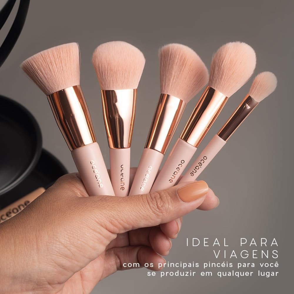 Océane Mini Kit Com 5 Pincéis Mini Brush Kit thumbnail 4