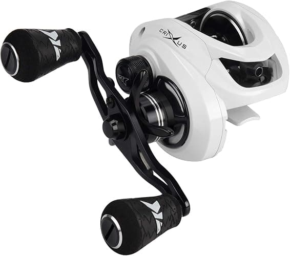 KastKing Crixus Fishing Rod and Reel Combo, High Performance Spinning & Baitcaster Combo, IM6 Graphite 2Pc Blanks, Zirconium Oxide Rings, SuperPolymer Handle, Lightweight Reel with Aluminum Spool thumbnail 9