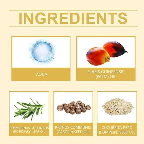 XIKRO 100% Batana Oil Shampoo, 100% Rosemary Oil, Shampoo De Batana Para La Caida Del Cabello, Nourishes and Regenerates Hair-Soft and Fluffy for Men & Women (1pcs) thumbnail 5