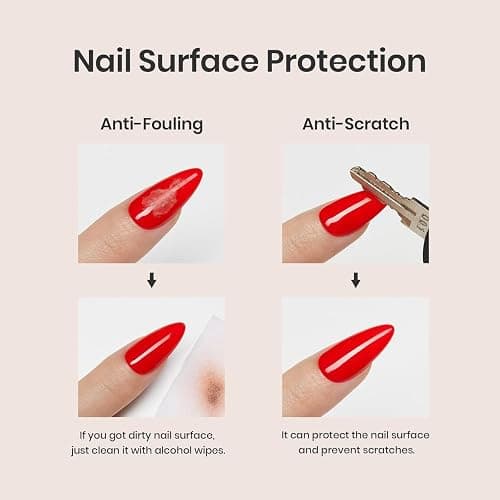 beetles Gel Polish 2Pcs 15ml No Wipe Gel Top and Base Coat, Shine & Glossy Finish Long Lasting Soak Off UV Gel Nail Polish Set Manicure Care Gifts for Girls Women-001 thumbnail 6