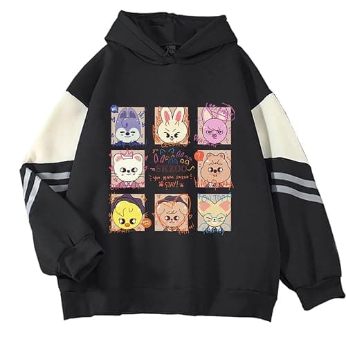 KPOP SKZ Hoodie NEW Album 5-Star Concert Sweater Hyujin Felix Jisung Sweatshirt for Women - Image 1