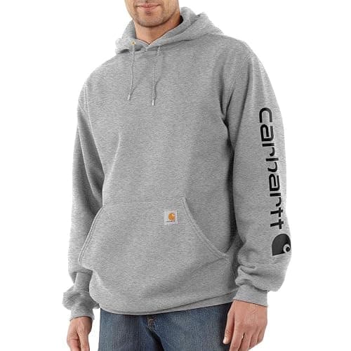 Carhartt Men's Loose Fit Midweight Logo Sleeve Graphic Sweatshirt - Image 1