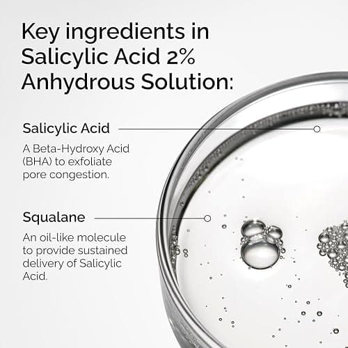The Ordinary Salicylic Acid 2% Anhydrous Solution, Gentle Exfoliating Serum for Blemish-Prone Skin and Uneven Texture thumbnail 2