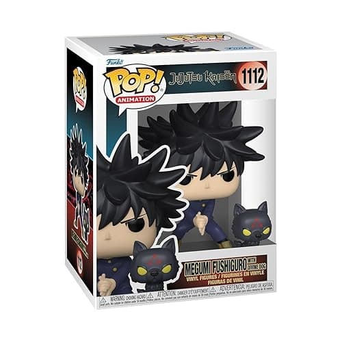 Funko Pop & Buddy: Jujutsu Kaisen - Megumi Fushiguro with Dogs - Collectable Vinyl Figure - Gift Idea - Official Merchandise - Toys for Kids & Adults - Anime Fans - Model Figure for Collectors - Megumi with Dogs